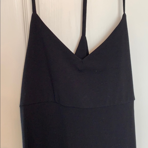 Long black tank top dress - Picture 2 of 3